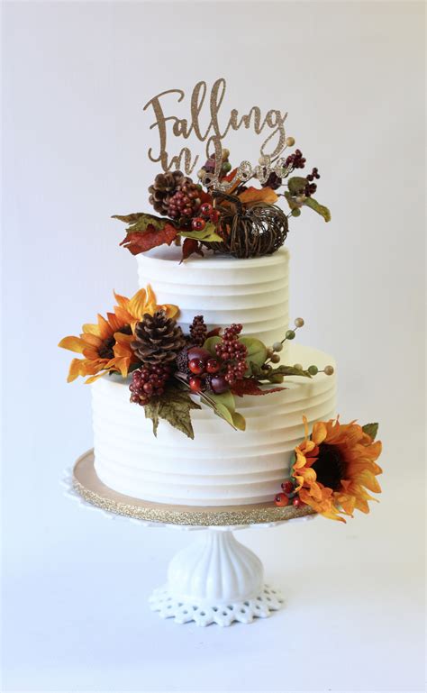 wedding cake ideas fall|fall bridal shower cake ideas.